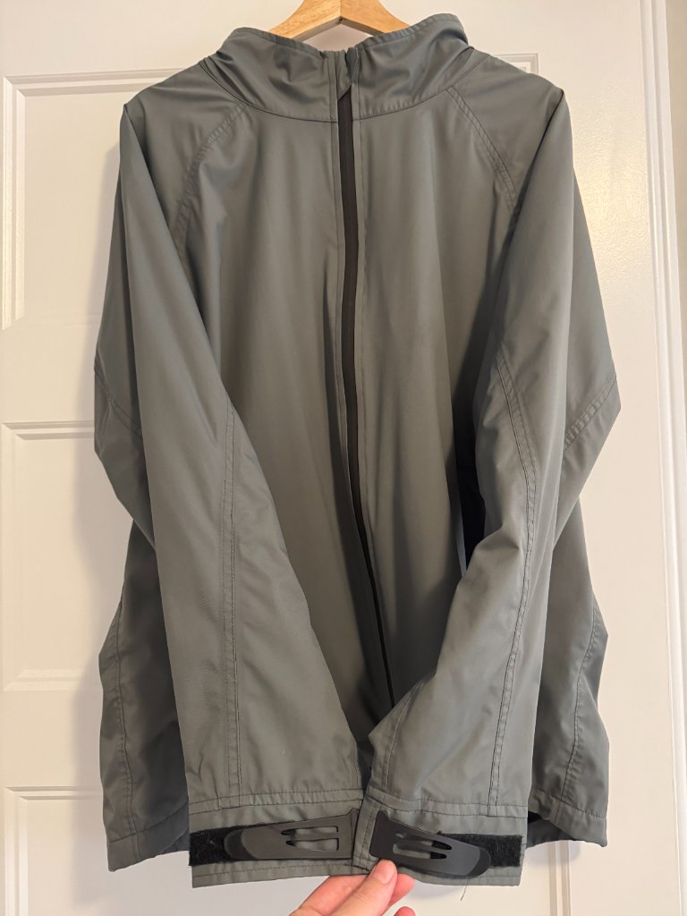 Tilley Endurables Grey Rain Jacket Travel Friendly - 2xl - In Great Shape!